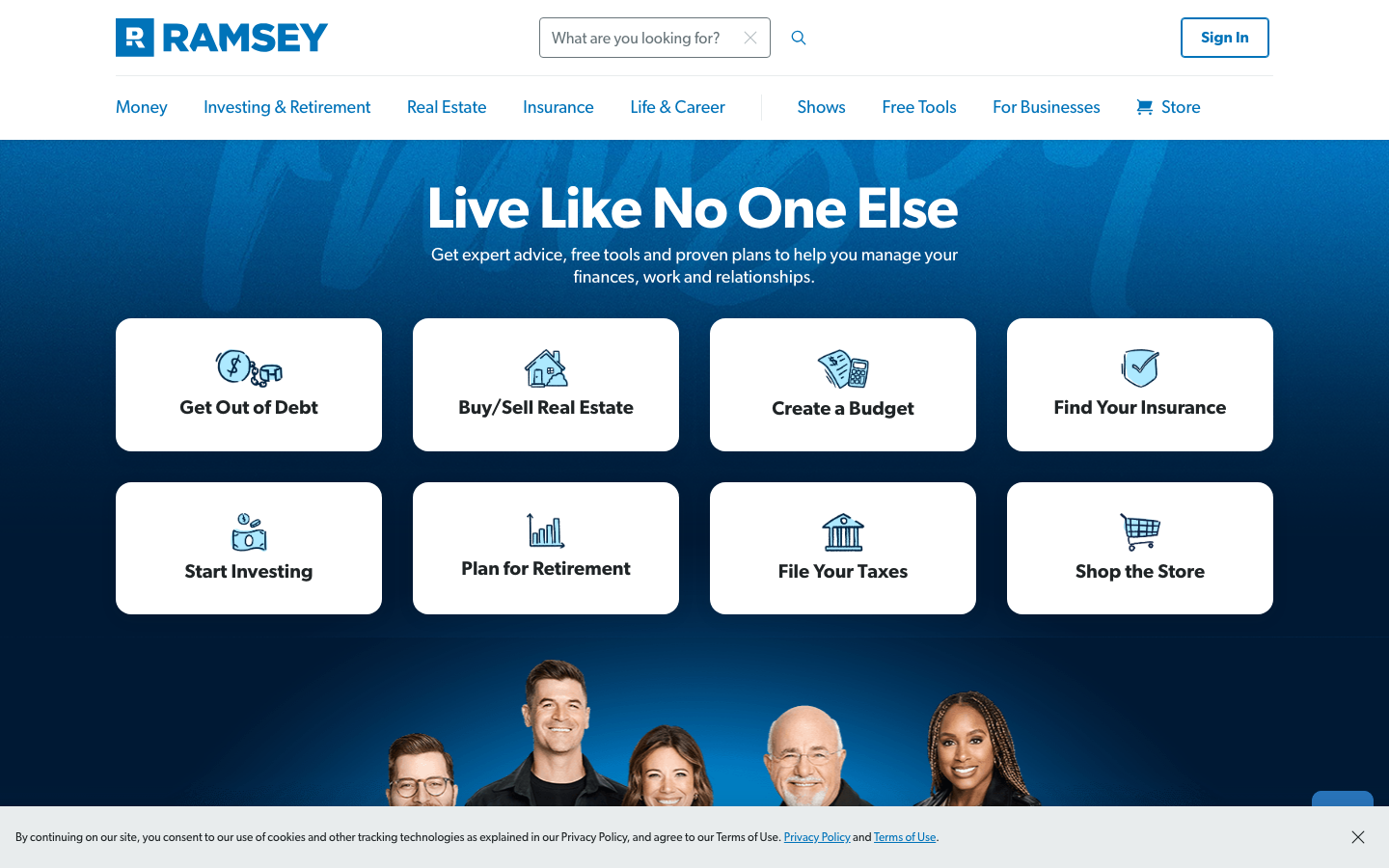 Dave Ramsey screenshot
